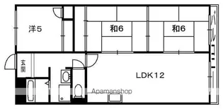 BELONG枚方東1番館【3階】の間取り