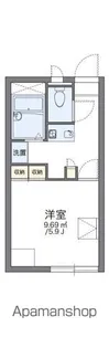 レオパレスアマービレ【103号室】の間取り