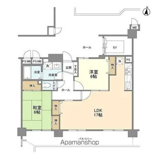 アムール香椎駅南【7階】の間取り