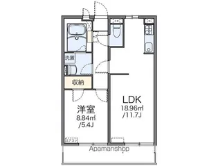 レオネクストカーネリアンハイツ【1階】の間取り