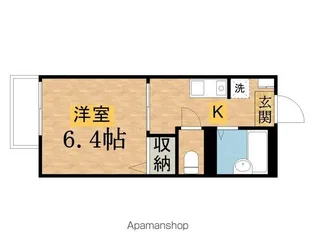 フォンテンブロー【2階】の間取り