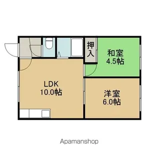 第一さくらコーポ【3号室】の間取り