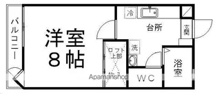 バーシティハウス原町【2階】の間取り