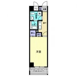 グランドール濱本【8階】の間取り