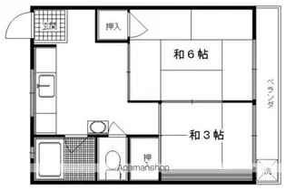マンション藤【301号室】の間取り