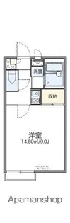 レオパレスナカトミ【2階】の間取り