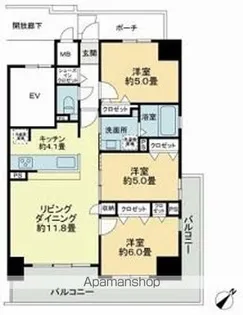 SOPHIA GARDEN博多【2階】の間取り