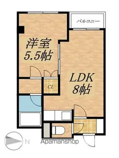 柳谷ビル【3階】の間取り
