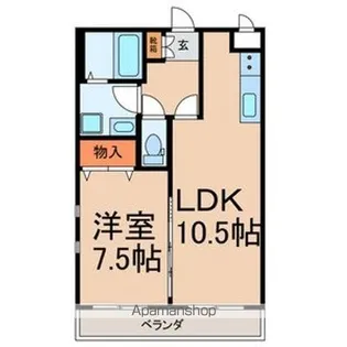 エターナⅠ【108号室号室】の間取り