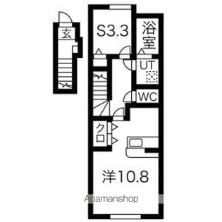 グラース(GRASSE)【2階】の間取り