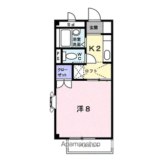 グランヴェールⅡ【2階】の間取り