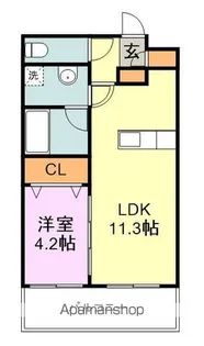 レジェンド桜五番館【3階】の間取り