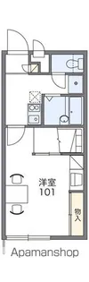 レオパレスエンゼル【2階】の間取り