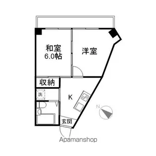 長野県長野市大字鶴賀七瀬【マンション】の間取り