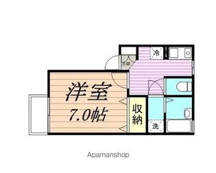 グランドゥール多賀城【207号室】の間取り