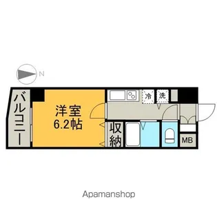 プレサンス泉シティアーク【10階】の間取り