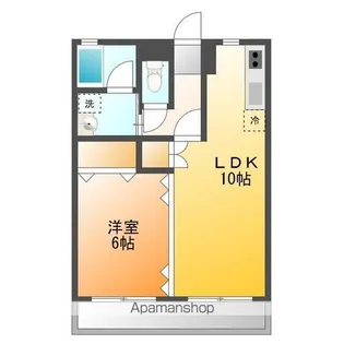 ラ・ベリテ【2階】の間取り
