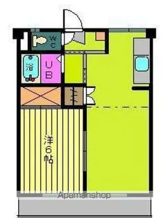 第16杉フラット【503号室】の間取り