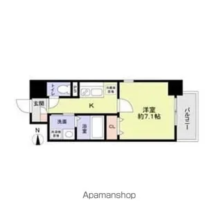 カルマート【7階】の間取り