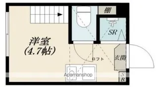 ハーモニーテラス野方【1階】の間取り