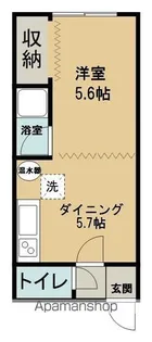 北海道網走市潮見2丁目【アパート】の間取り