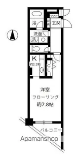 エルカスティージョ ムサシ【4階】の間取り