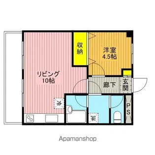 メゾンアーティーズ【606号室】の間取り