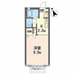 シャーメゾン エトワール【2階】の間取り
