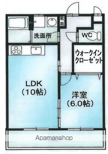 ルクサスAKANE【1階】の間取り