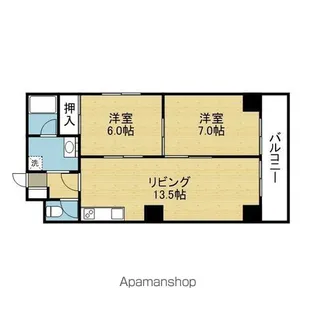 リベラルパレス桂【3階】の間取り