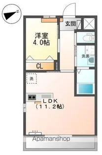 トゥールハート【2階】の間取り