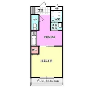 ステーションエイト【2階】の間取り