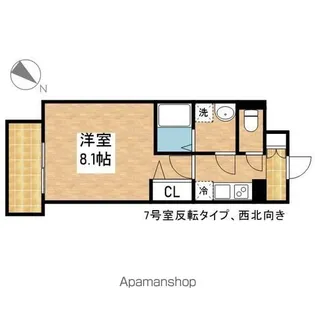 エスリード名古屋東別院【6階】の間取り