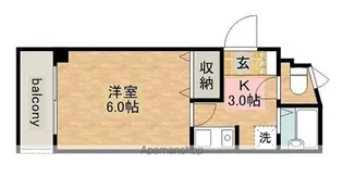 河野ビル【201号室】の間取り