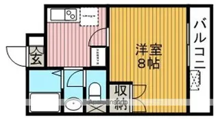 シャンヴェルジェ豊中Ⅲ【1階】の間取り