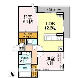 パル・リアン【1階】の間取り