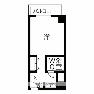 アーバンエース上本町パル【2階】の間取り