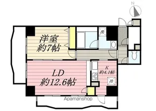アルブル高輪【3階】の間取り