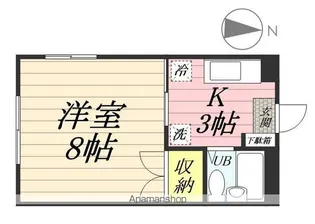 タンジーハット【2階】の間取り