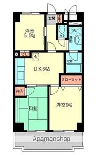 チェスターハウス川口【302号室】の間取り