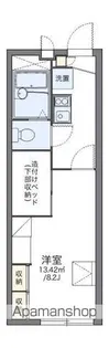 レオパレス秋桜【103号室】の間取り