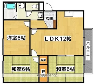メゾンプレミール【1階】の間取り