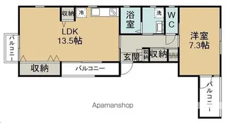 FAMILIAR南光台【205号室】の間取り