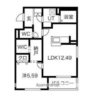 カーサパズE【3階】の間取り