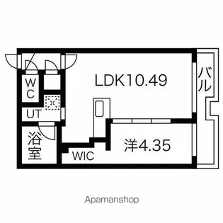 ラ・シュエットⅠ【4階】の間取り