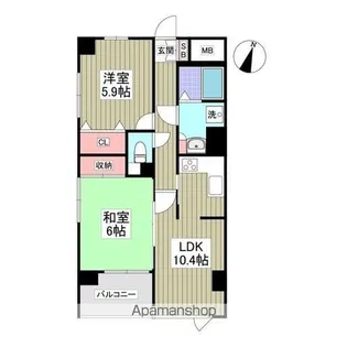 NBM【7階】の間取り