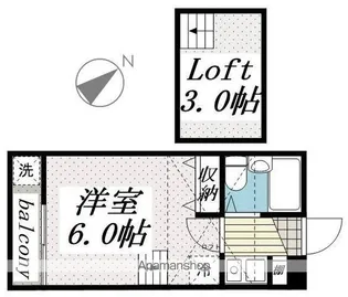 ジュネパレス新松戸第11【2階】の間取り