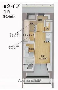 INSHAPE港【8階】の間取り