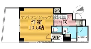 フェニックス新宿夏目坂【9階】の間取り