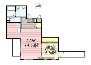KIEFER YOSHIZUKA(キーファヨシヅカ)【2階】の間取り